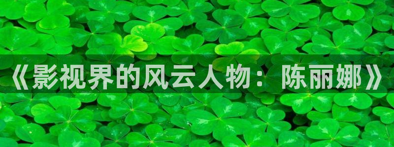 精东影业黄版：《影视界的风云人物：陈丽娜》